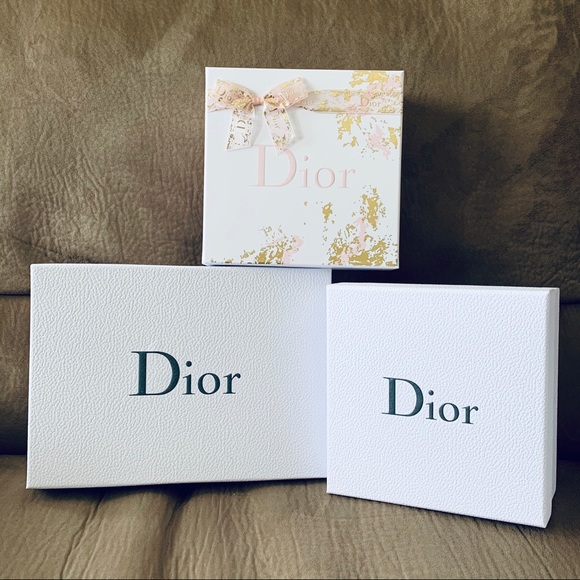CHRISTIAN DIOR empty boxes 3pcs set